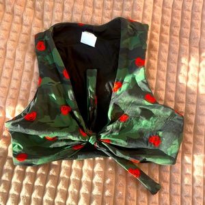 Submarine swim como heart kiss tie swim top